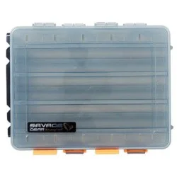 Szybka dostawa Pudełko na przynęty Savage Gear Lurebox 2 Sided Smoke Long